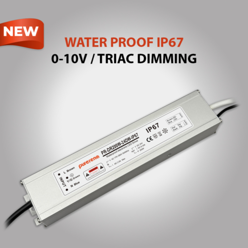 IP67 LED Power Supply DC24V – 200W (0-10V / TRIAC Dimmable)